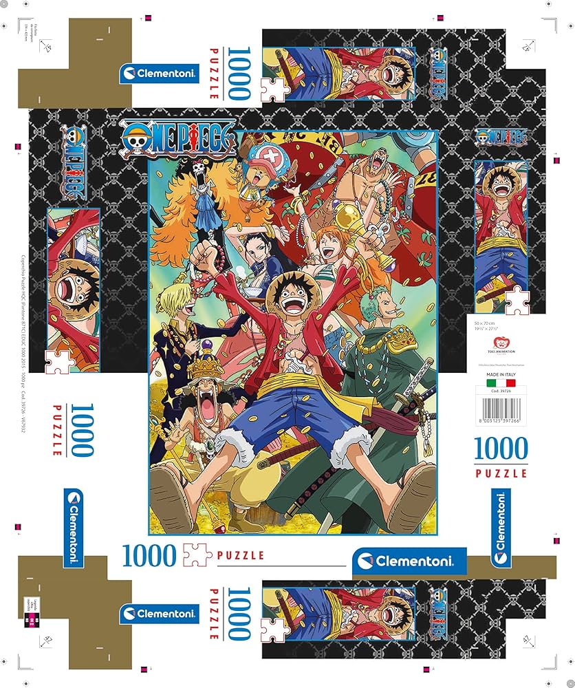 Amazon.com: Clementoni - 39726 - Puzzle Anime One Piece